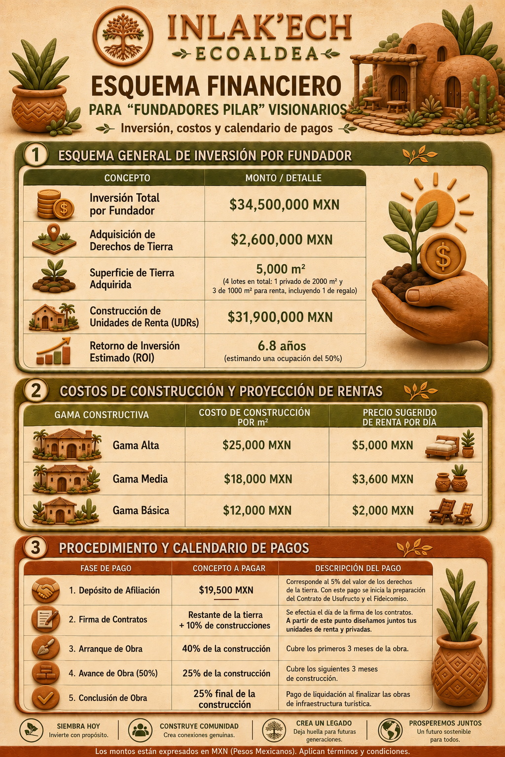 Esquema Financiero Ecoaldea Inlak’Ech